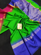Load image into Gallery viewer, Beautiful Pure Handloom Raw Silk Sarees