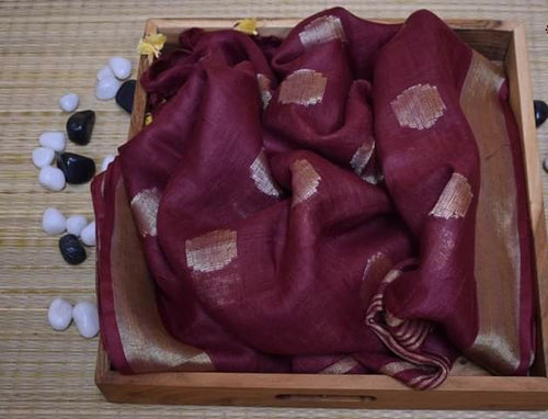 Handloom Linen by Linen Sarees