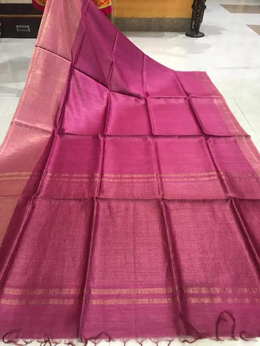 Pure Tusser Silk Sarees
