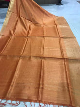 Load image into Gallery viewer, Pure Tusser Silk Sarees