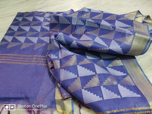 Handloom Pure Silk Linen Sarees