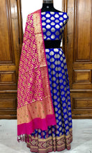 Load image into Gallery viewer, Pure Banarasi Silk Lehenga