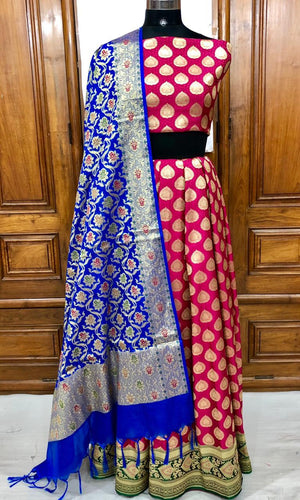 Pure Banarasi Silk Lehenga