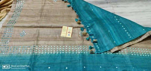 Pure Tusser Ghicha Sarees