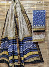 Load image into Gallery viewer, Hand Block Printed  Maheswari Silk Suits