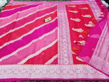 Load image into Gallery viewer, Exclusive Pure Banarasi Chiffon Handloom Khaddi Premium Quality Saree 