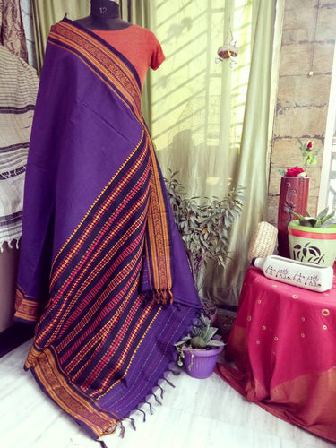 Authentic and Exclusive Pure Cotton Handloom Begumpuri Saree 