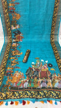 Load image into Gallery viewer, Pure Handloom Linen Digital Printed Sarees