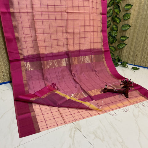 Exclusive Pure Handloom Maheshwari Box Sarees