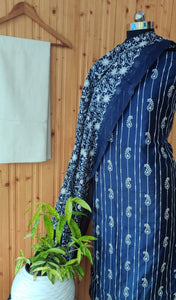 Pure Handloom Katan Silk Embroidered Suits