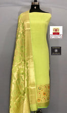 Load image into Gallery viewer, Pure Banarasi Chanderi Silk Suits