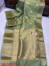 Load image into Gallery viewer, Kanjivaram Banarasi Handloom Pure Katan Silk  Sarees