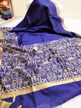 Load image into Gallery viewer, Exclusive Pure Handloom Dupion Raw Silk Sarees