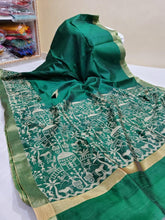 Load image into Gallery viewer, Exclusive Pure Handloom Dupion Raw Silk Sarees