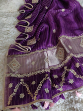 Load image into Gallery viewer, Designer Pure Organza Designer Hand Embroidered Sarees