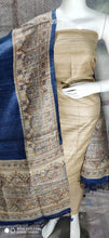 Load image into Gallery viewer, Beautiful Handloom Tusser Ghicha Silk Suit