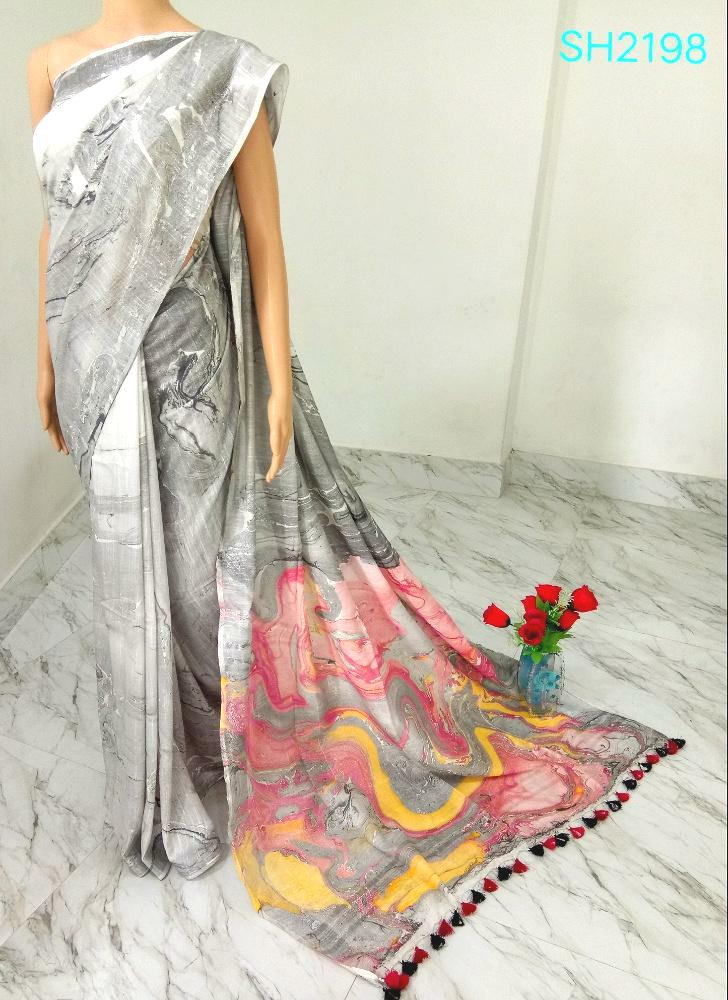 Handloom Linen by Linen Sarees – ethnicstree