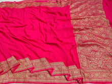 Load image into Gallery viewer, Beautiful Banarasi Pure Chiffon Georgette Handloom Saree