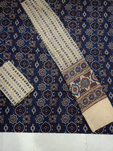 Load image into Gallery viewer, Ajrakh Hand Block Printed Cotton Suits