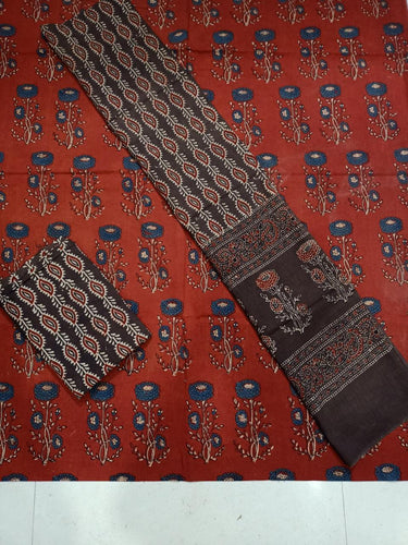 Ajrakh Hand Block Printed Cotton Suits