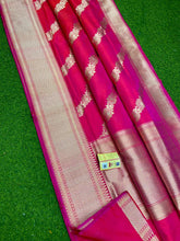 Load image into Gallery viewer, Exclusive Banarasi Handloom Pure Katan Silk Kadyal Hand Weaved Sarees