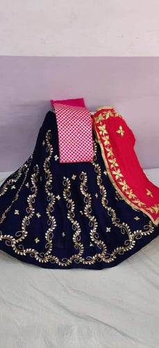 Pure Crepe Lehenga