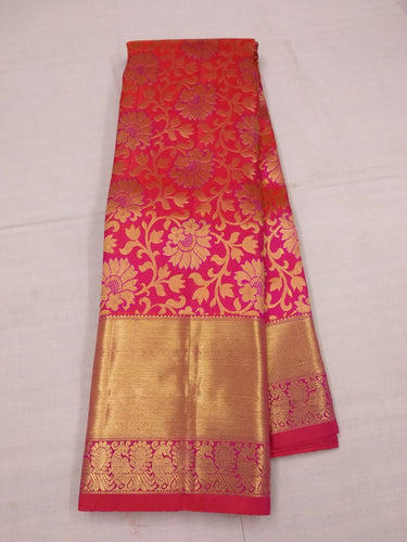 Two Gram Gold Zari Weaving Pure Handloom Silk Sarees