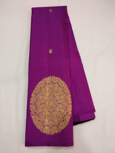 Two Gram Gold Zari Weaving Pure Handloom Silk Sarees