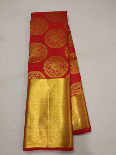 Two Gram Gold Zari Weaving Pure Handloom Silk Sarees