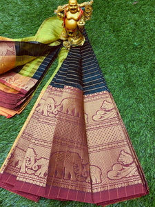 Mangalgiri Kanchi Border silk