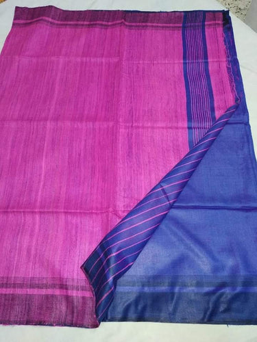 Handloom Tusser Ghicha Sarees