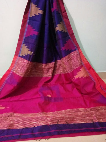 Handloom Silk Cotton Temple Box Sarees