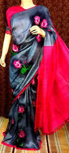 Pure Bishnupuei Silk Saree