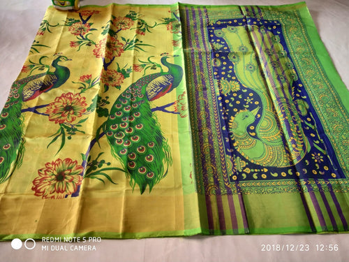 Uppada Tissue By Print Sarees