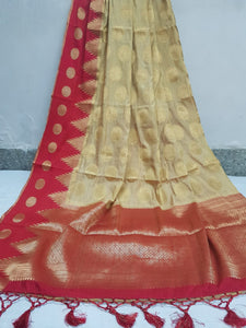 Linen Silk Katan Saree