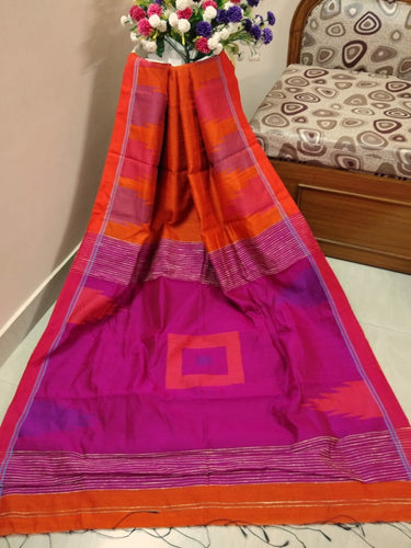 Handloom Silk Cotton Temple Box Sarees