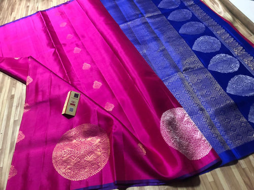 Kancheepuram Pure Handloom Soft Silk Saree