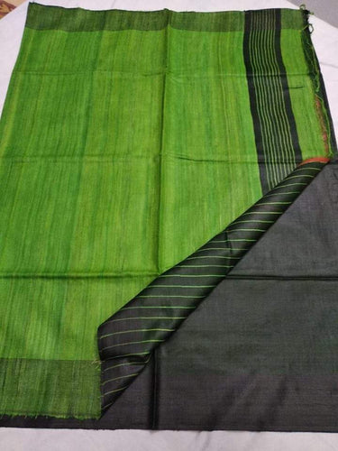 Handloom Tusser Ghicha Sarees