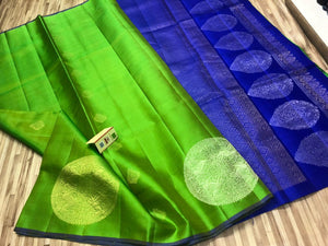 Kancheepuram Pure Handloom Soft Silk Saree