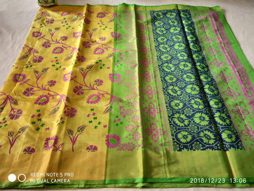 Uppada Tissue By Print Sarees