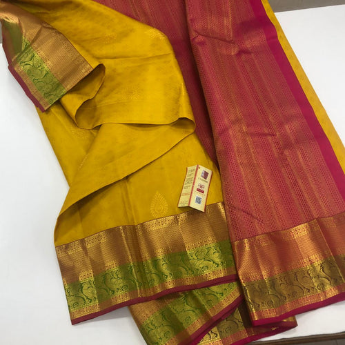 Handloom Pure Kancheepuram Pattu Silk Saree
