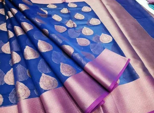 Cora muslin organza silk Saree