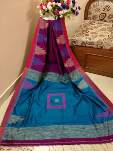 Handloom Silk Cotton Temple Box Sarees