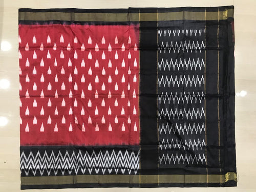 Pure Handloom Semi Ikat Saree
