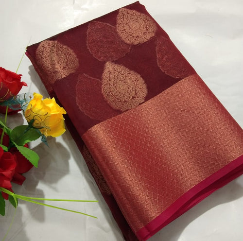 Cora muslin organza silk Saree
